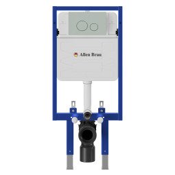 Инсталляция для унитаза Allen Brau Pneumatic Pro 9.11103.20 с кнопкой 9.20A01.PWM папирус