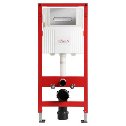 Инсталляция для унитаза Cezares CZR-101-M с кнопкой LINER-BTN-01