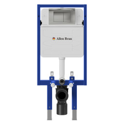 Инсталляция для унитаза Allen Brau Pneumatic Pro 9.11103.20 с кнопкой 9.20002.00