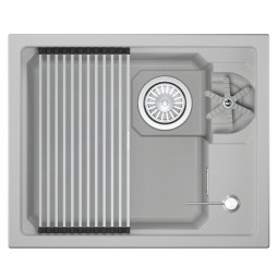 Кухонная мойка Granula Kitchen Space Rinzer 55х45 5505RU арктик