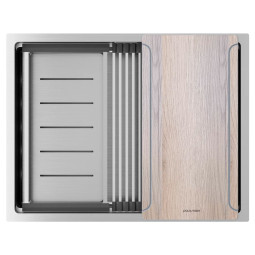 Кухонная мойка Paulmark Next Multi Sink 58 Uni 45х58 PM785845-BS