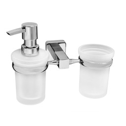 Держатель дозатора и стакана WasserKRAFT Lippe K-6589