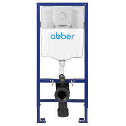Инсталляция для унитаза Abber AC0108 с кнопкой AC0126MW