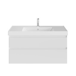 Тумба с раковиной Керама Марацци Cubo 100 CUB.100.2\WHT.M