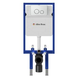 Инсталляция для унитаза Allen Brau Pneumatic Pro 9.11103.20 с кнопкой 9.20A01.00