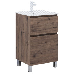 Тумба под раковину Aquanet Алвита New 50 00344126 дуб веллингтон табак