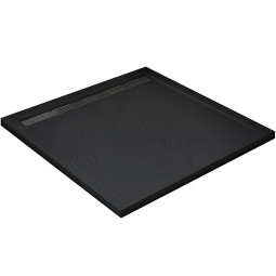Душевой поддон WeltWasser TRS 90 STONE-BL 90х90х3 черный