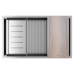 Кухонная мойка Paulmark Next Multi Sink 74 Uni 45х74 PM787445-BS
