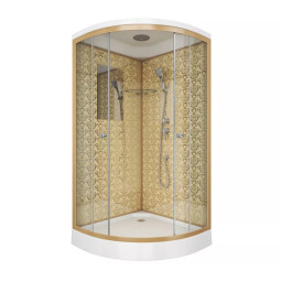 Душевая кабина Niagara Luxe 90х90 7701G золото