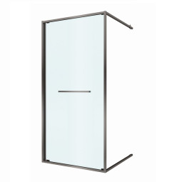 Душевая дверь Cezares Lux 195х90 LUX-B-FS-1-90-C-GM оружейная сталь