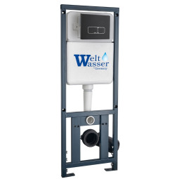 Инсталляция для унитаза WeltWasser Marberg 410 SE BL 10000011212 с черной кнопкой