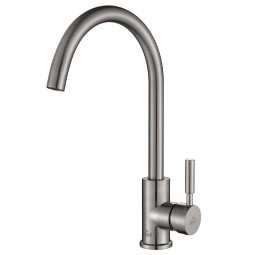Смеситель для кухни Paulmark Holstein Ho212063-BS сталь