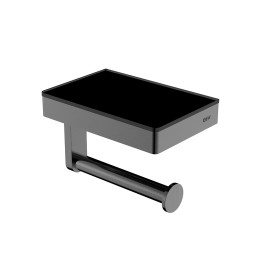 Держатель туалетной бумаги Black&White Gravity GA-9620GM Оружейная сталь
