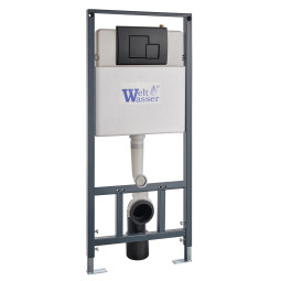 Инсталляция для унитаза WeltWasser Marberg 507 SE BL 10000011216 с черной кнопкой