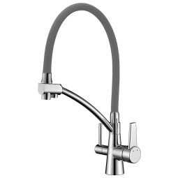Смеситель для кухни Lemark Comfort LM3071C-Gray