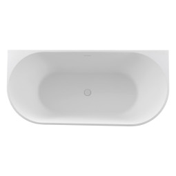 Ванна из литьевого мрамора Cezares Metauro 170х80 CZR-METAURO-WALL-170-80-55-SSB