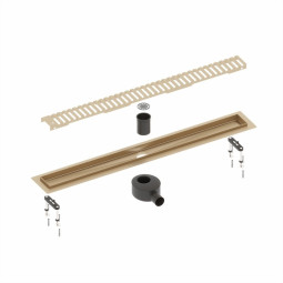Душевой лоток Timo Drain System 60 DS230106/17 золото матовое