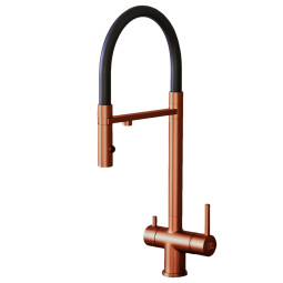 Смеситель для кухни DQ Kitchen DA1462502Rose розовое золото