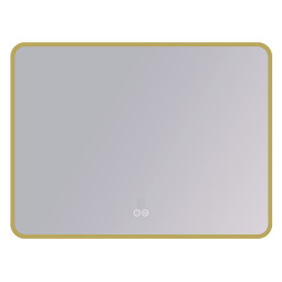 Зеркало для ванной DQ Hamburg 100х80 DQMHAM10080GLDA