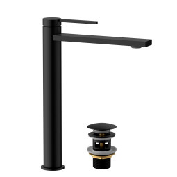Смеситель для раковины Lemark Valday LMF-8115B-BL черный матовый