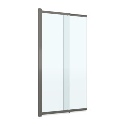 Шторка для ванны Cezares Slider 150х90 SLIDER-VF-11-90/150-C-GM оружейная сталь