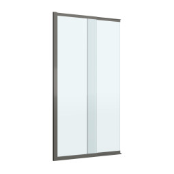 Шторка для ванны Cezares Slider 150х90 SLIDER-FIX-VF-11-90/150-C-GM оружейная сталь