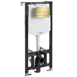 Инсталляция для унитаза WasserKRAFT Aller 10TLT.010.ME.MG04 матовое золото