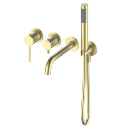Смеситель для ванны Wonzon & Woghand Stick WW-889017-BG брашированное золото