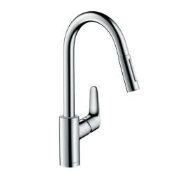 Смеситель для кухни Hansgrohe Focus 31815000 с выдвижным душем