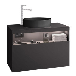 Тумба с раковиной Keuco Stageline 32864970100 вулканит
