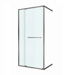 Душевая дверь Cezares Lux 195х110 LUX-B-FS-11-110-C-GM оружейная сталь