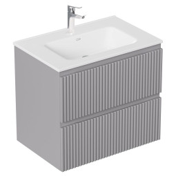 Тумба с раковиной Aquanet Джейн 2.0 70 00378307 графит