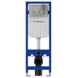 Инсталляция для унитаза Allen Brau Pneumatic Slim 9.11102.20 с кнопкой 9.20003.00
