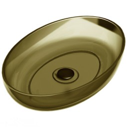 Раковина Abber Kristall 60x40 AT2801Vesuvian оливковая