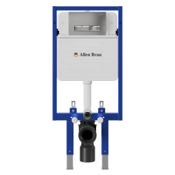 Инсталляция для унитаза Allen Brau Pneumatic Pro 9.11103.20 с кнопкой 9.20003.00