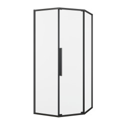 Душевой уголок Black&White Stellar Wind 90х90 S1150-9090GM оружейная сталь
