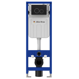 Инсталляция для унитаза Allen Brau Pneumatic Slim 9.11102.20 с кнопкой 9.20001.31