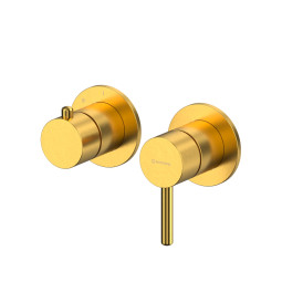 Внешняя часть смесителя для ванны Whitecross Y brushed gold 2-Y1243GLB