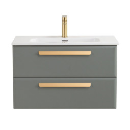 Тумба с раковиной Cezares Eco-cer-n 80 ECO-CER-N-800-2C-SO-GVO-P
