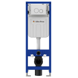Инсталляция для унитаза Allen Brau Pneumatic Slim 9.11102.20 с кнопкой 9.20001.20
