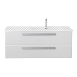 Тумба под раковину Cezares ECO-CER-N-1200-2C-SO-BL-R Bianco Lucido