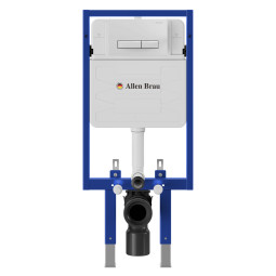 Инсталляция для унитаза Allen Brau Pneumatic Pro 9.11103.20 с кнопкой 9.20003.20