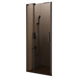 Душевая дверь Cezares Slider 80х195 Slider-B-1-80/90-BR-NERO матовая
