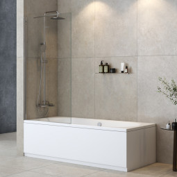 Шторка для ванны Cezares Liberta 155х80 LIBERTA-V-1-TB-80/155-C-Cr хром