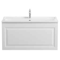 Тумба с раковиной Cezares Giubileo-N-100-1C-SO-BL Bianco Lucido