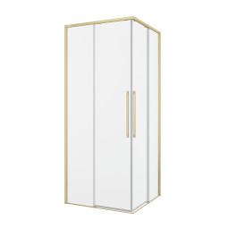 Душевой уголок Black&White Stellar Wind 90х90 S1220-9090G брашированное золото