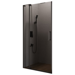 Душевая дверь Cezares Slider 90х195 Slider-B-1-90/100-GRIGIO-NERO матовая