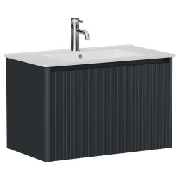 Тумба с раковиной Allen Brau Gravity 80 антрацит матовый
