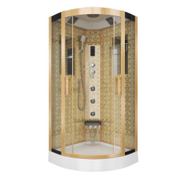 Душевая кабина Niagara Luxe 90х90 7715G золото