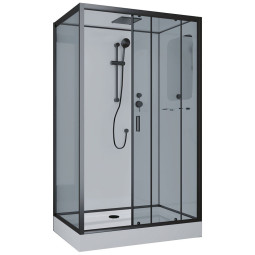 Душевая кабина Niagara Premium 80х120 69120134QRBLACK правая